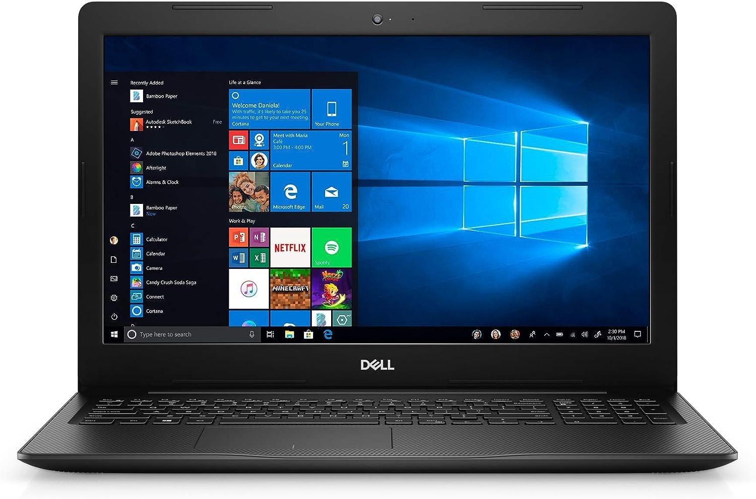 Dell Inspiron 3000 Series 15.6" HD Notebook