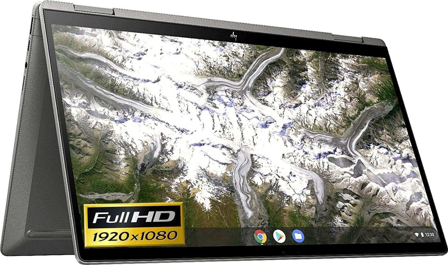 Laptop HP X360 14c in Grey Chromebook 14in FHD Touchscreen