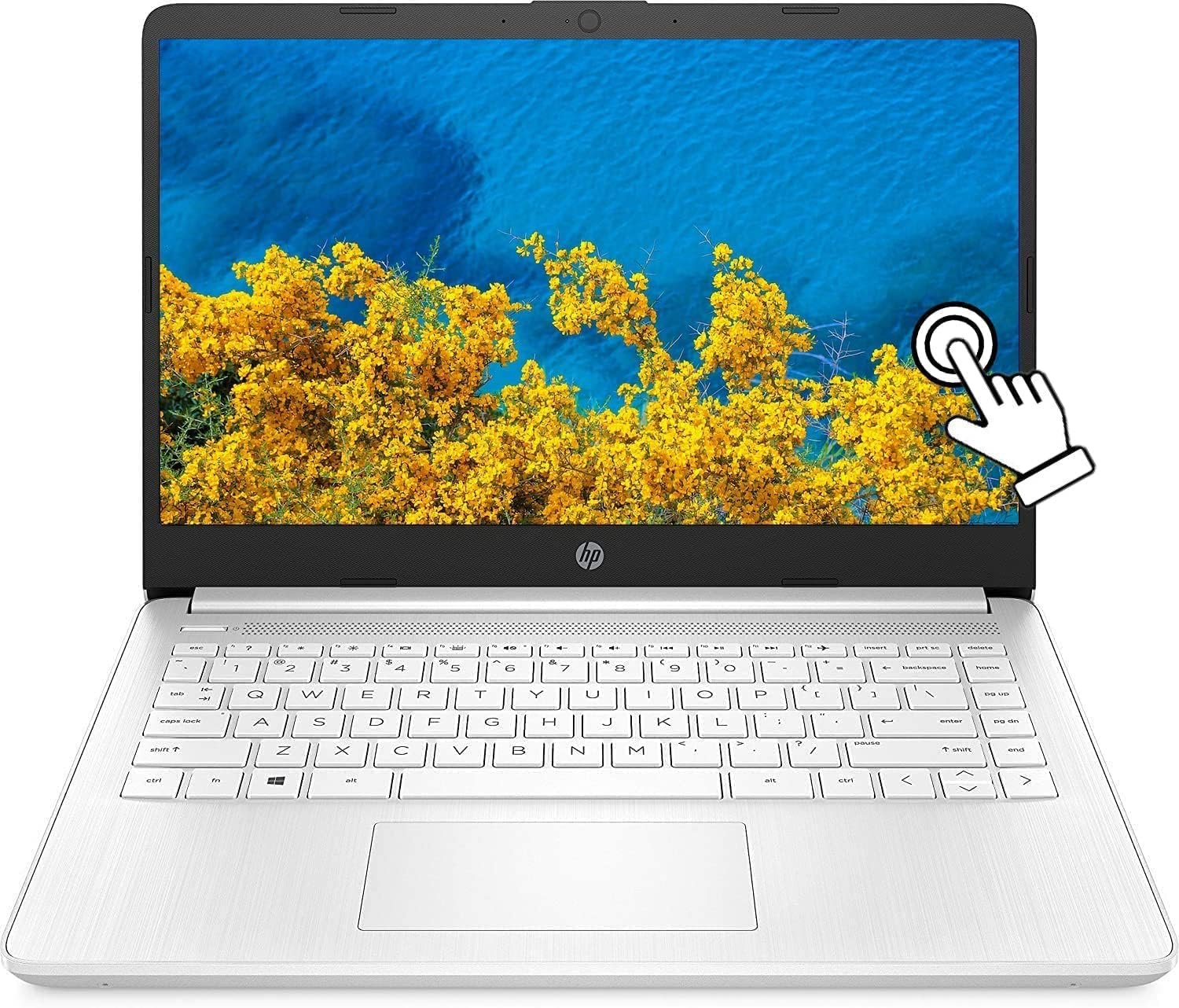 HP Newest 2022 14" HD Touchscreen Display Laptop