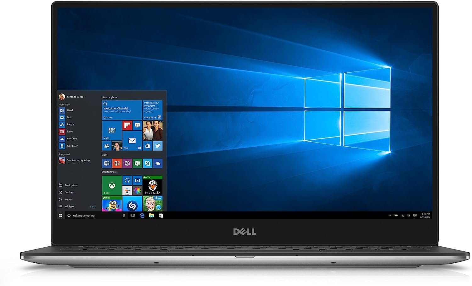 Dell XPS 9350-1340SLV 13.3 Inch Laptop