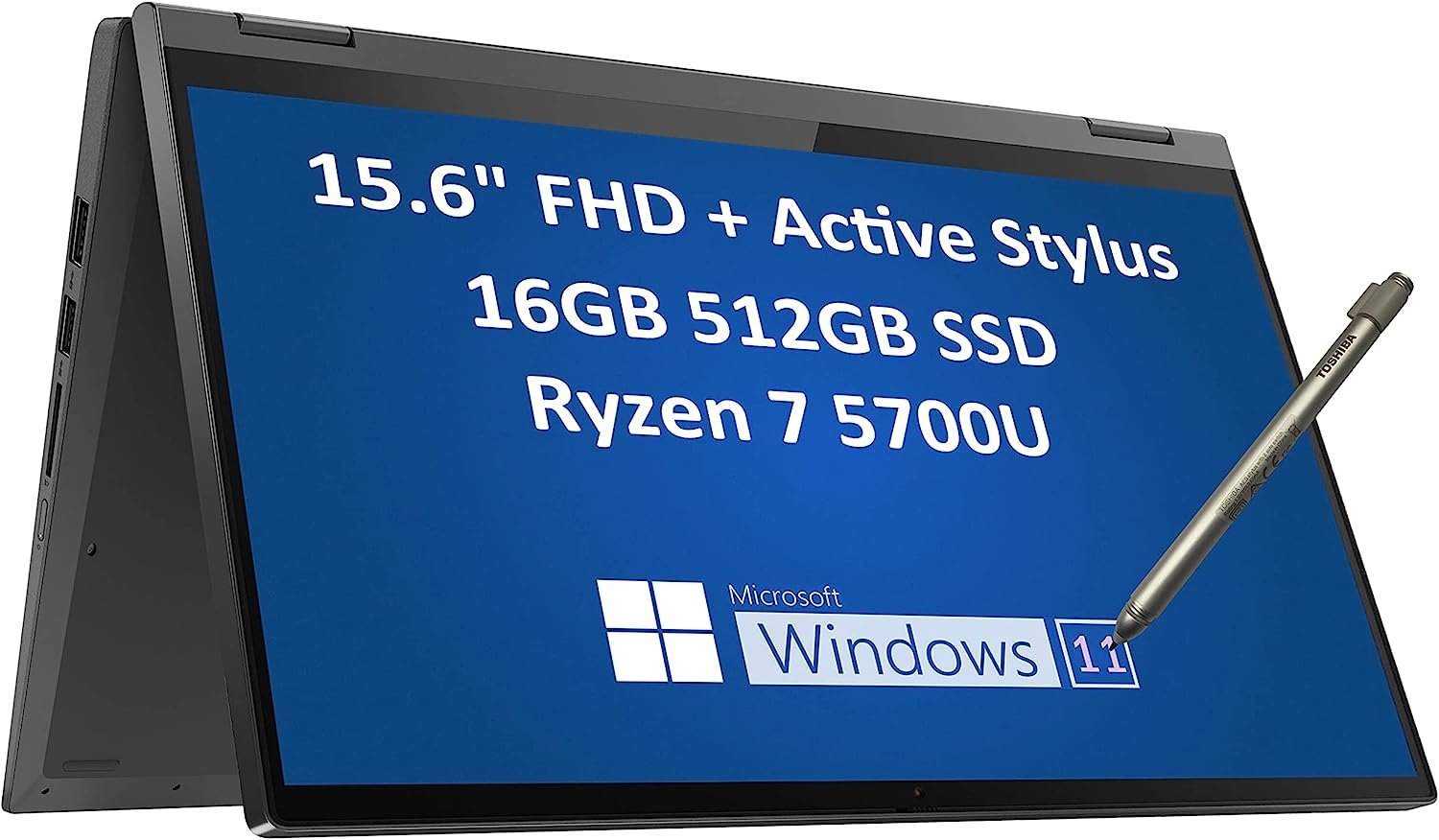 Lenovo IdeaPad Flex 5 15.6" 2-in-1 Touchscreen (AMD 8-Core Ryzen 7 5700U