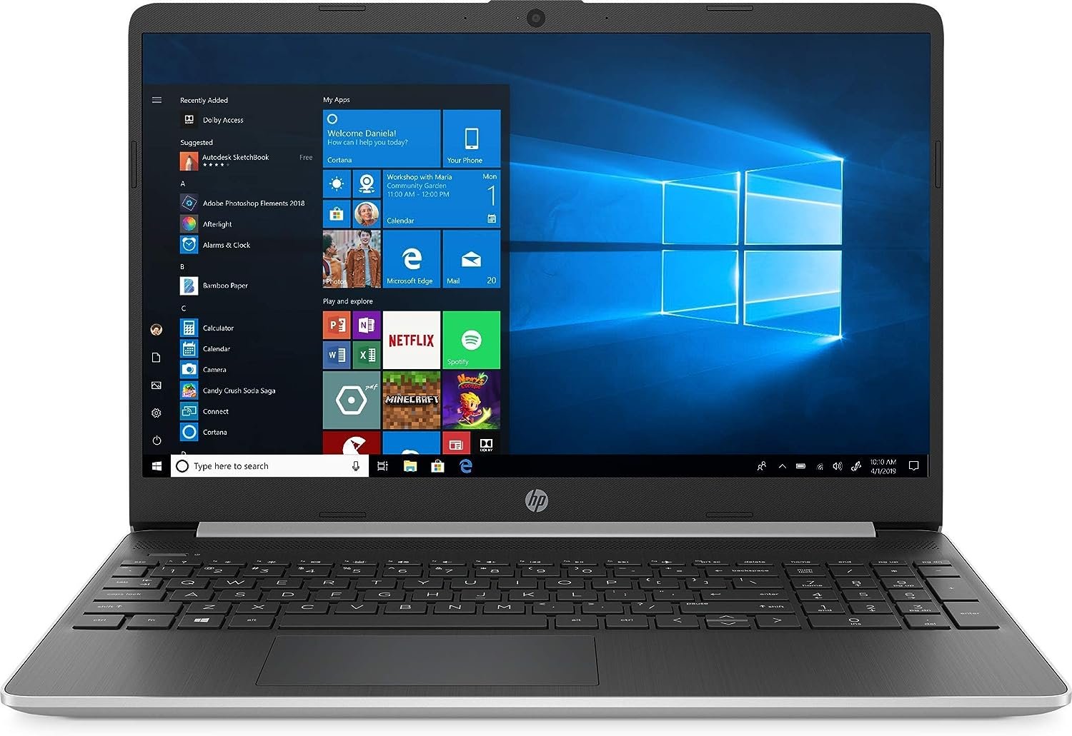 HP New 15.6" HD Touchscreen Laptop