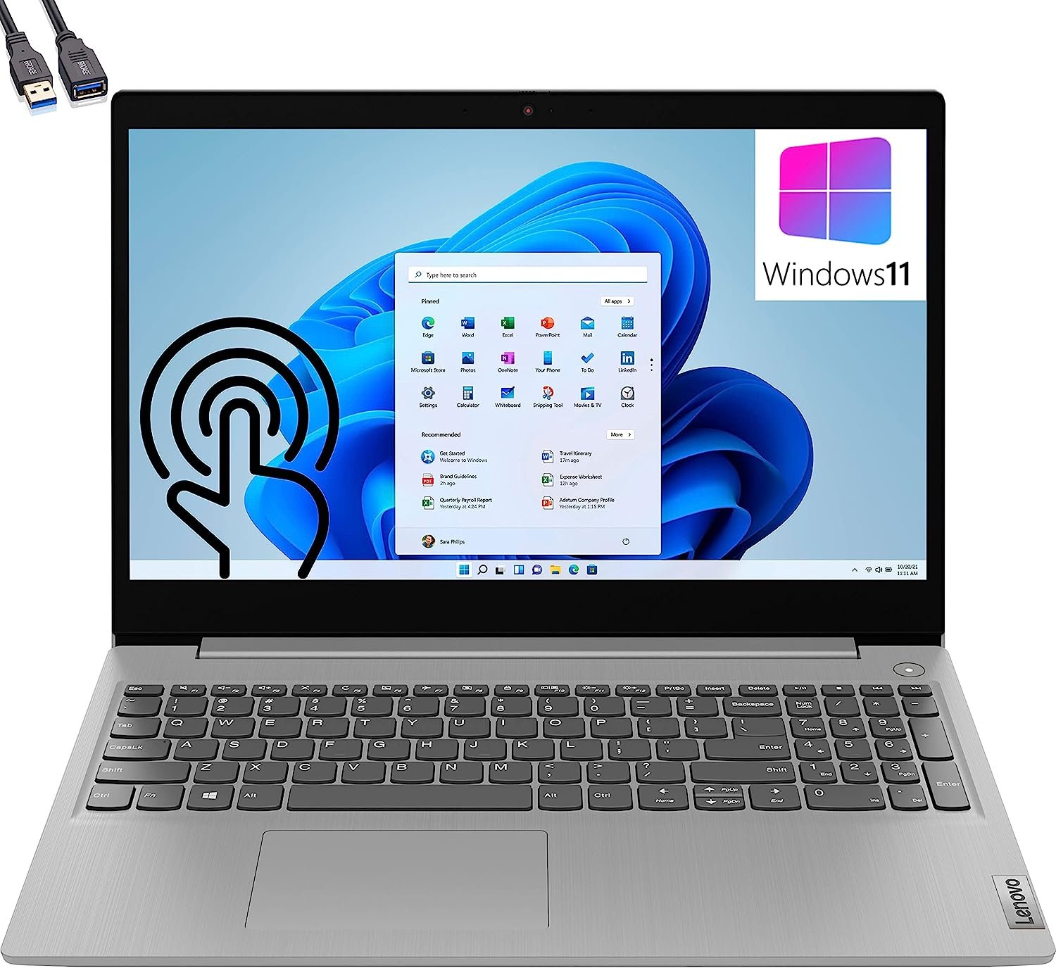 Lenovo IdeaPad 3i 15.6" Touchscreen Laptop Computer