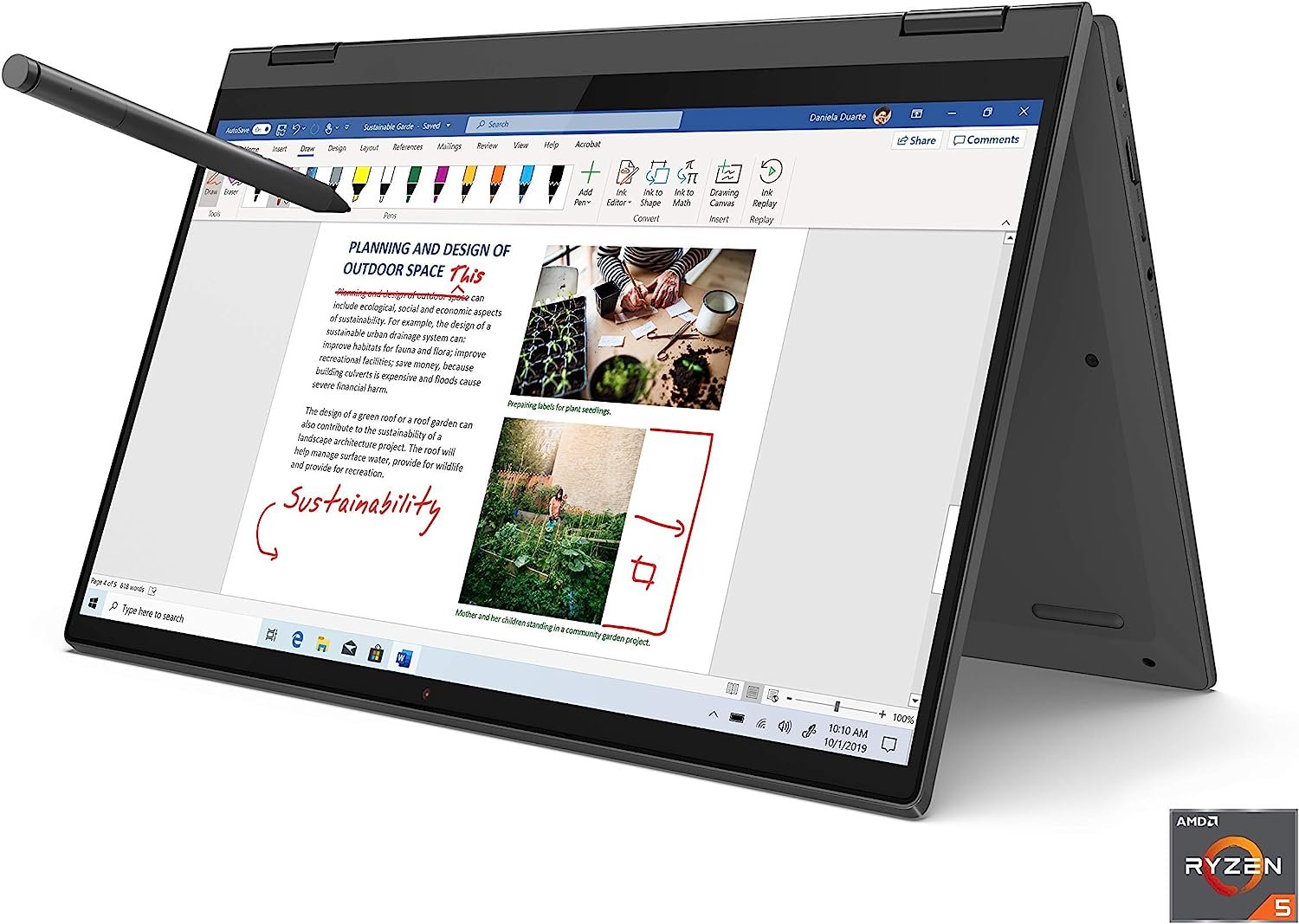 Lenovo Flex 5 14" FHD IPS Touchscreen Premium 2-in-1 Laptop
