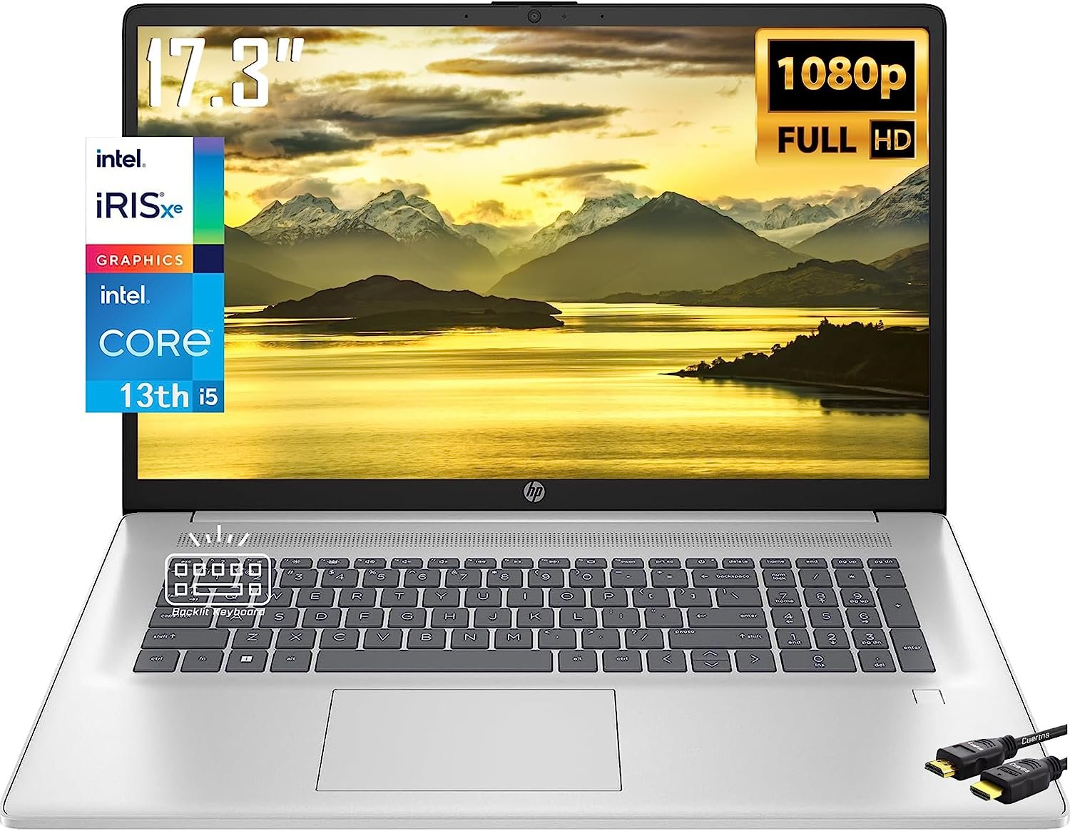HP Newest 17.3" IPS FHD Laptop