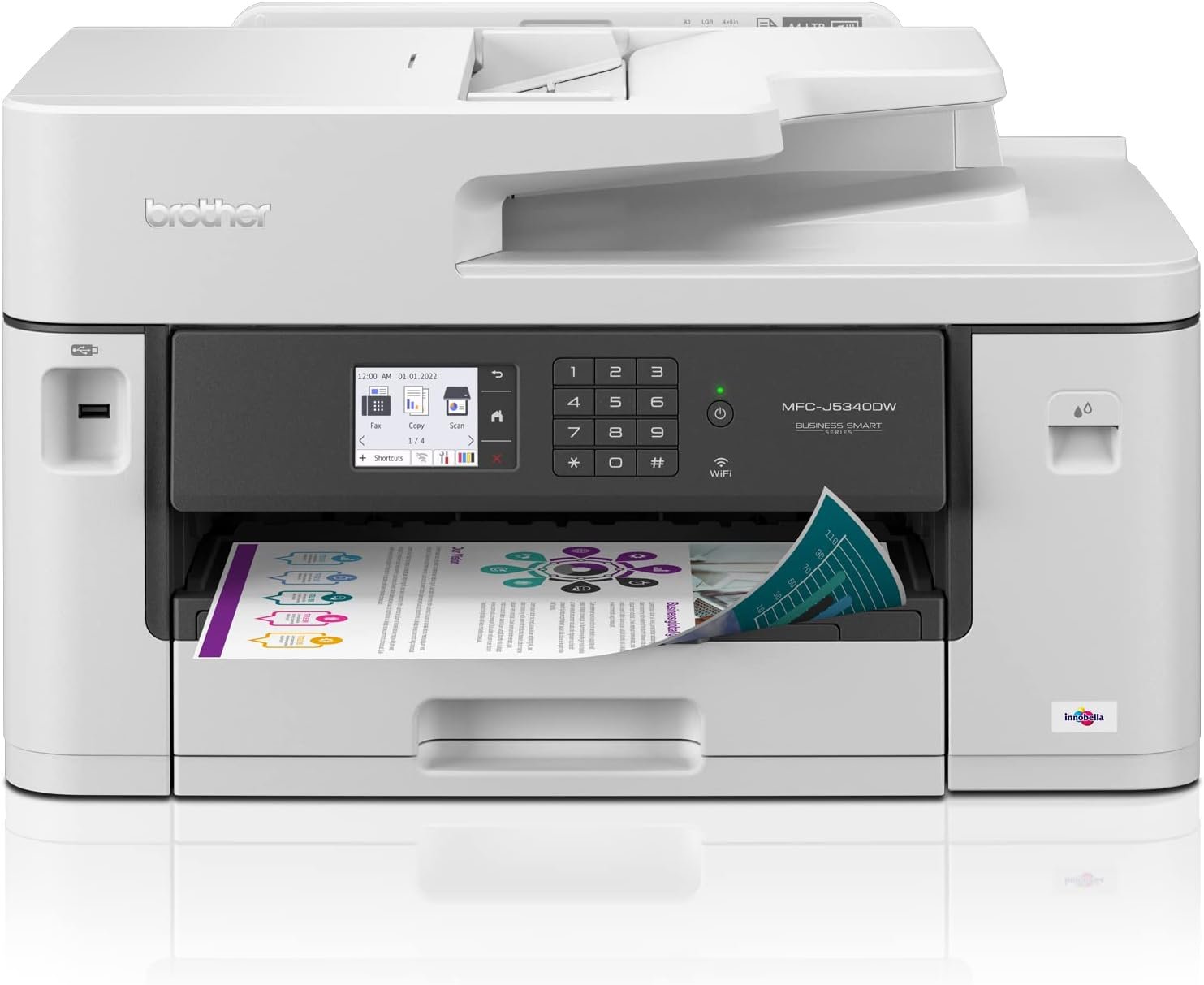 Brother MFC-J5340DW Business Color Inkjet All-in-One Printer