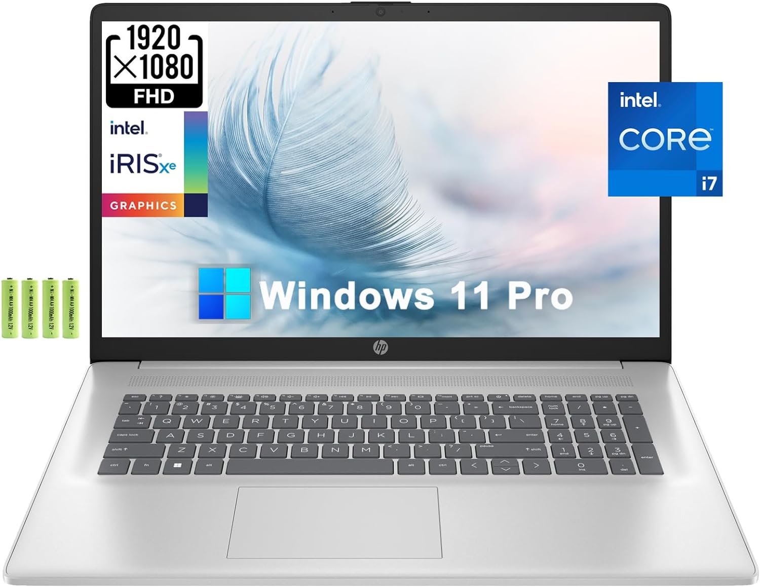 HP 17 17.3" FHD IPS Business Laptop Computer