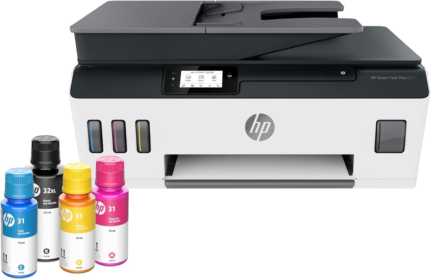 HP Smart -Tank Plus 651 Wireless All-in-One Ink -Tank Printer