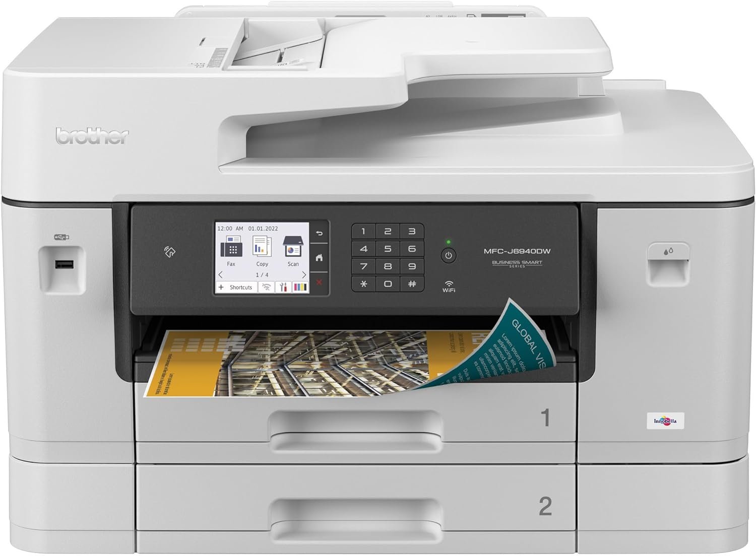 Brother MFC-J6940DW White Color Inkjet All-in-One Printer