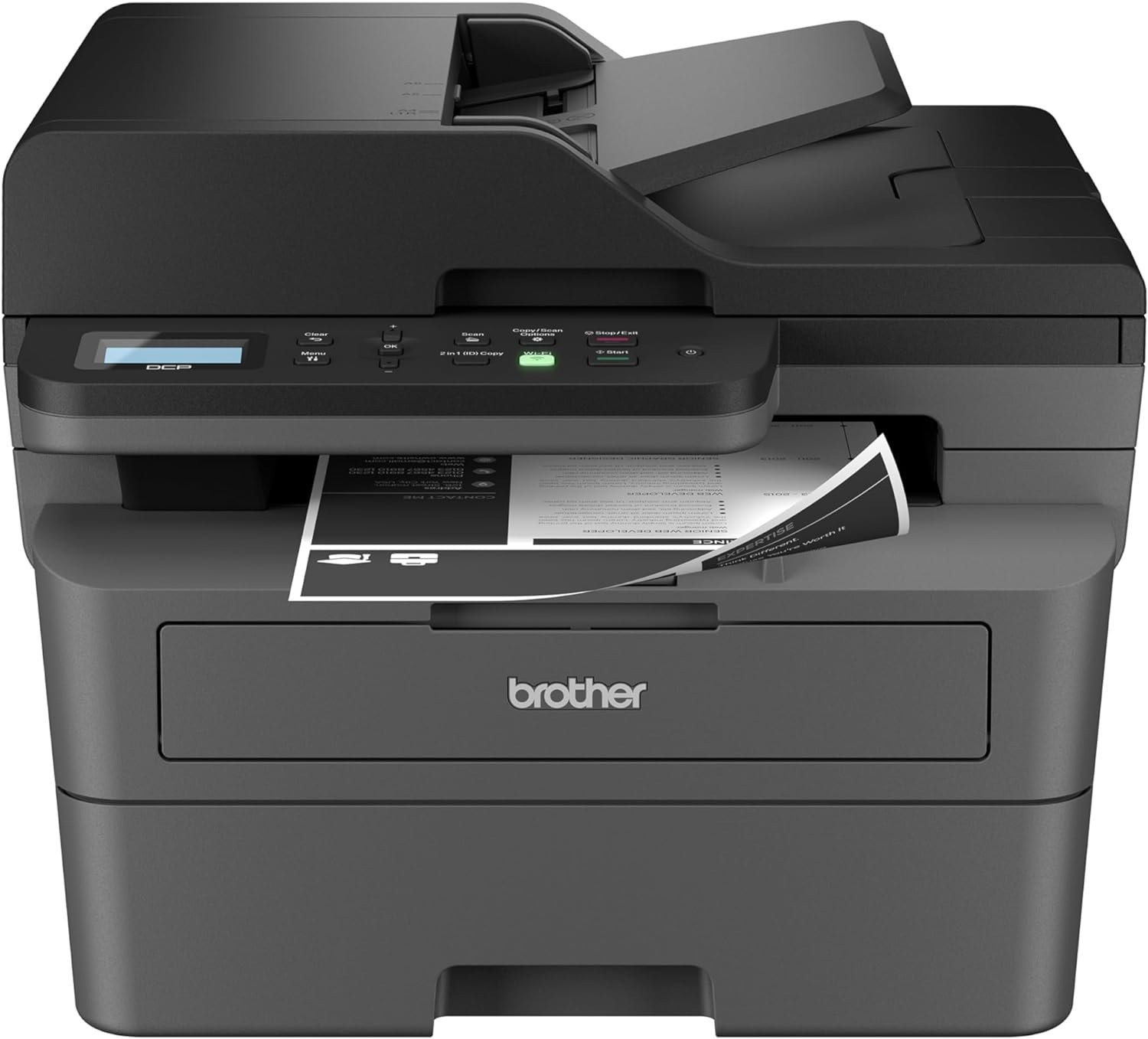 Brother DCP-L2640DW Wireless Compact Monochrome Multi-Function Laser Printer