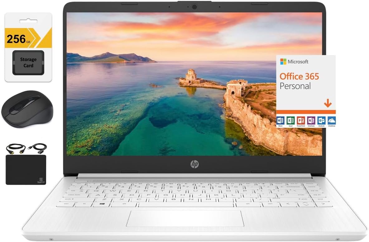 HP Newest 14 HD Ultral Light Thin Laptop
