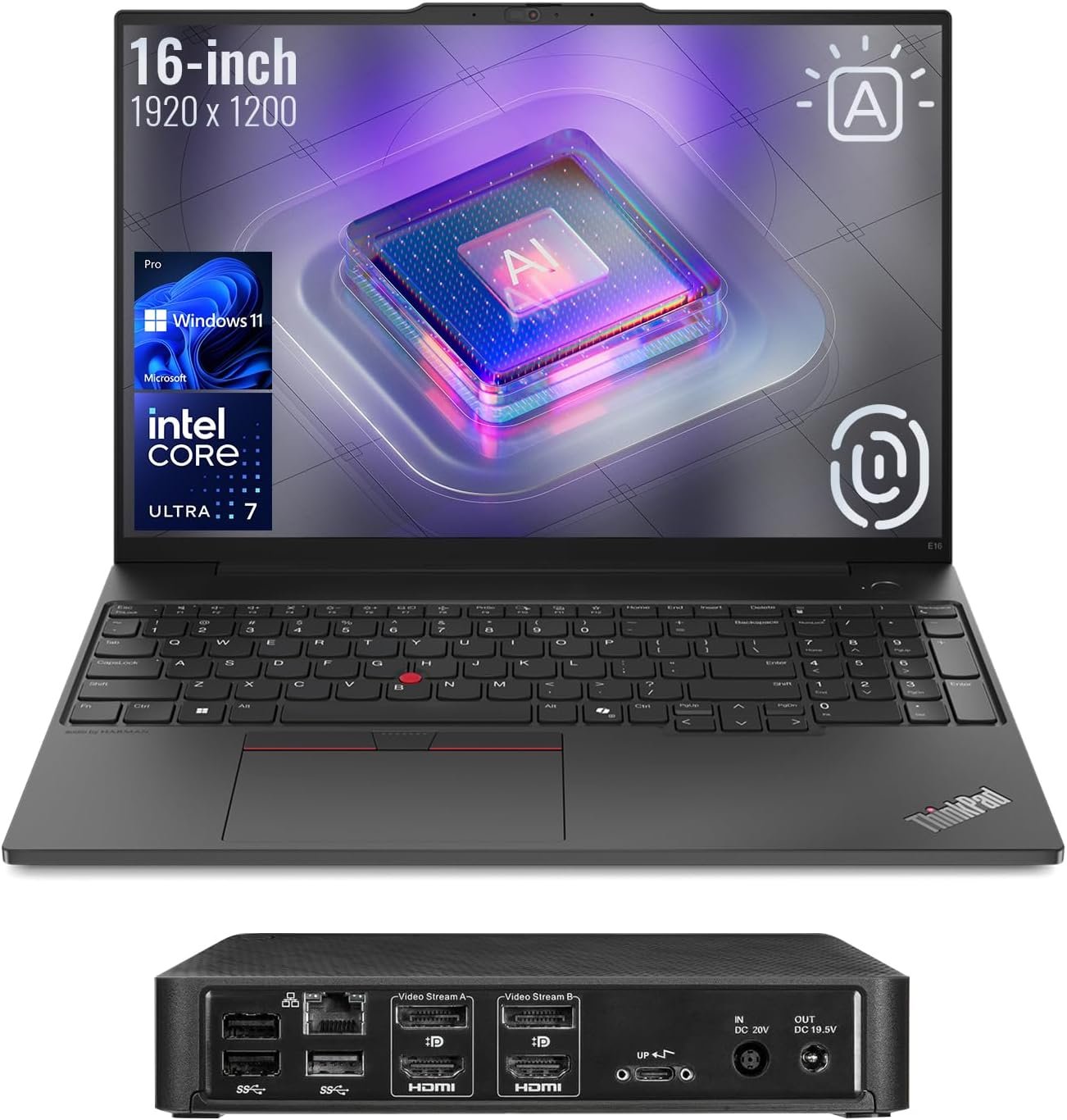 Lenovo ThinkPad E16 AI-Optimized Business Laptop