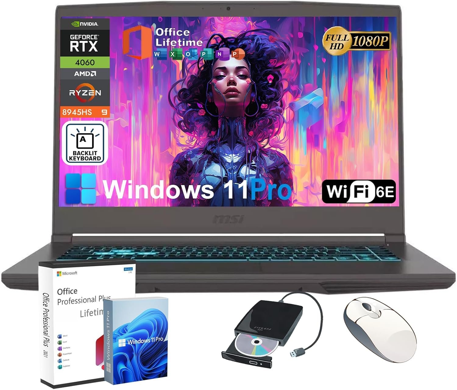 msi Thin 15 Gaming Laptop