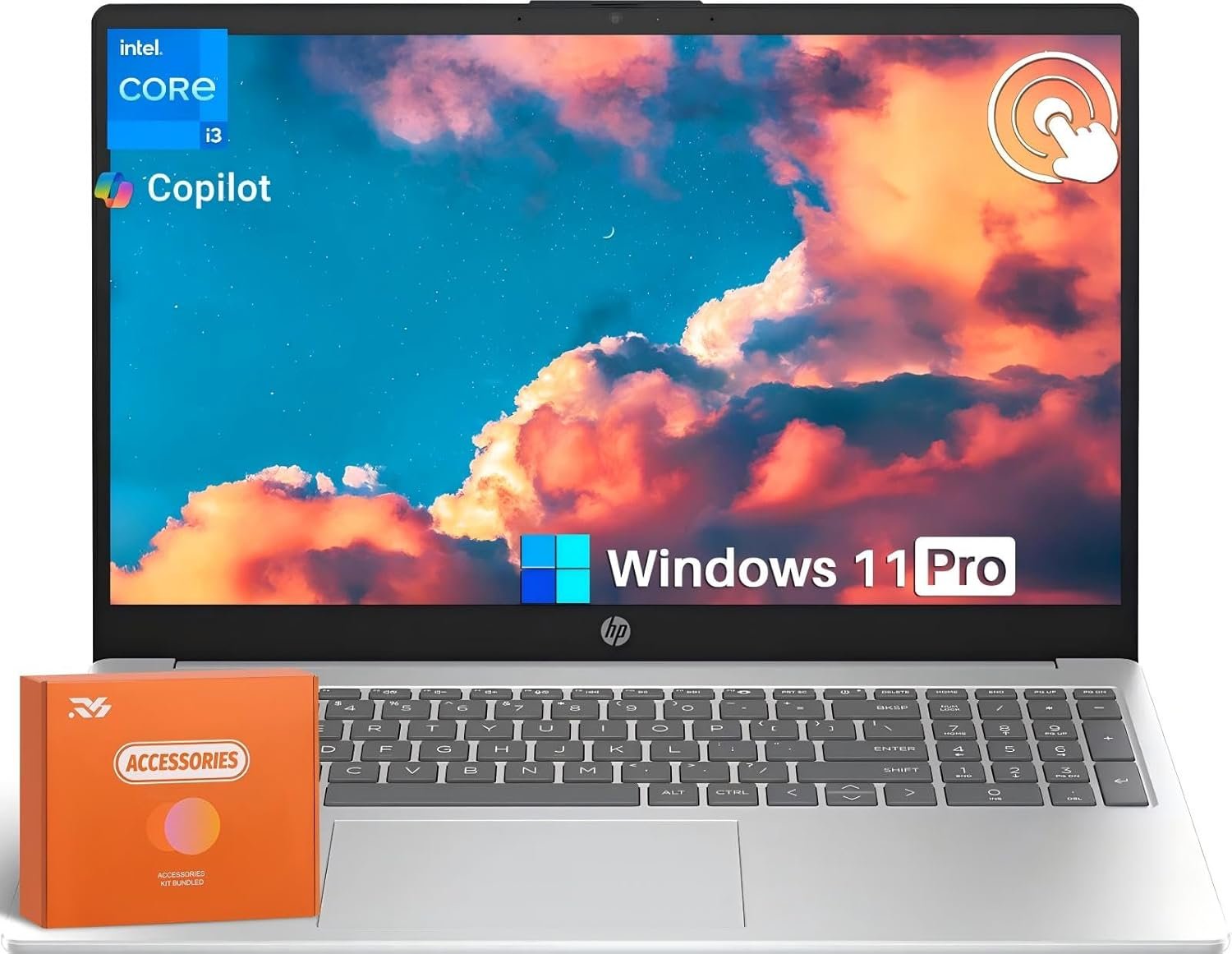 HP 2025 New 15.6 Touch-Screen Business Laptop