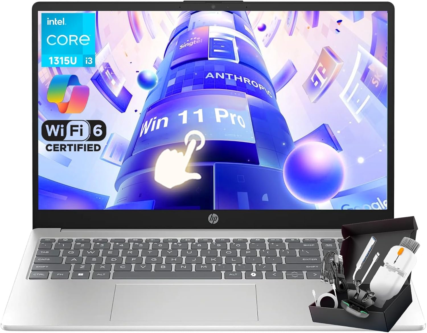 HP 2025 Updated 15.6 Touchscreen Laptop