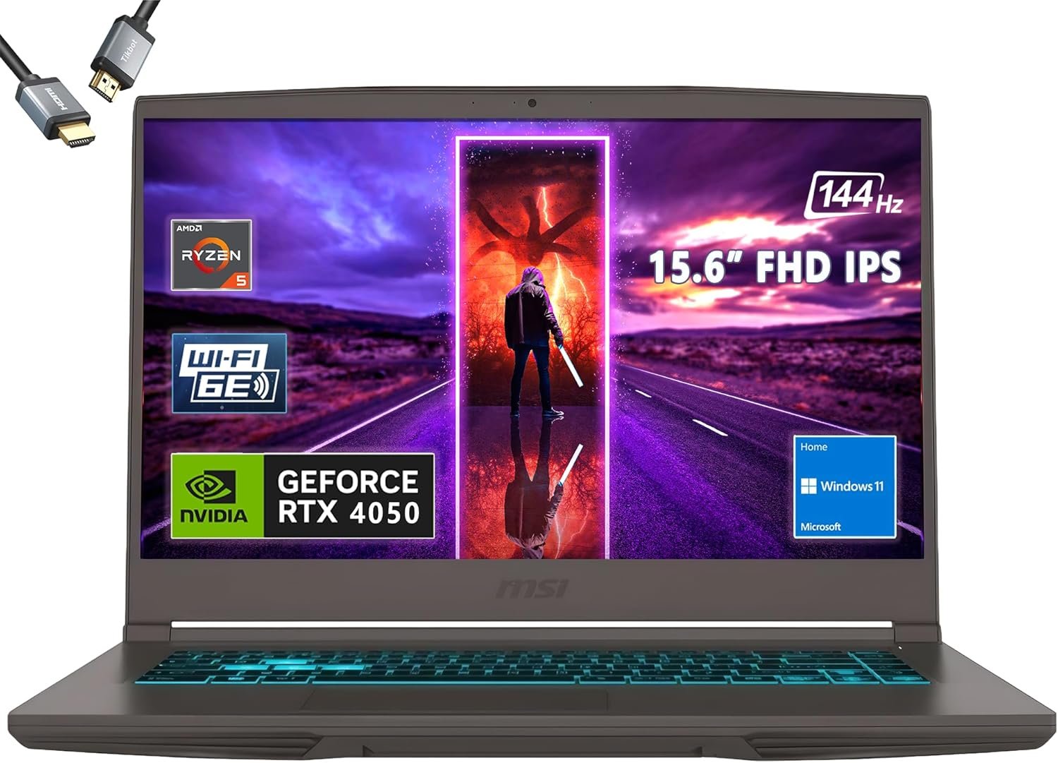 MSI Thin 15 15.6”144Hz Gaming Laptop