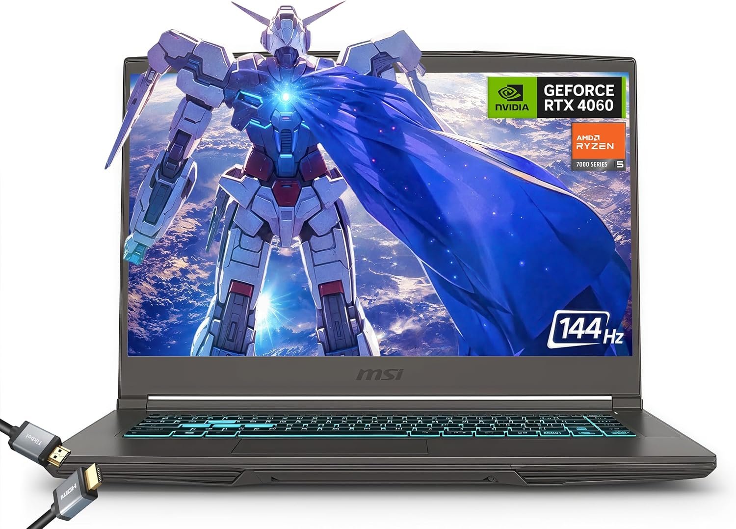 MSI Thin 15.6 inch 144Hz FHD Thin Bezel IPS Gaming Laptop