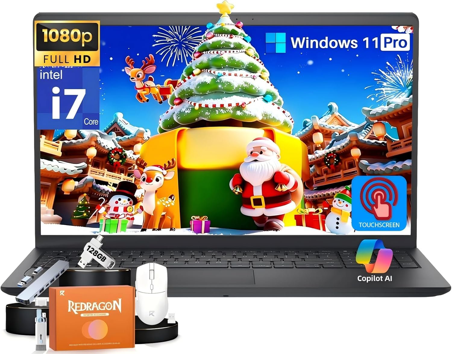 Dell 15 Laptop DC15250 Touchscreen Laptop Compute