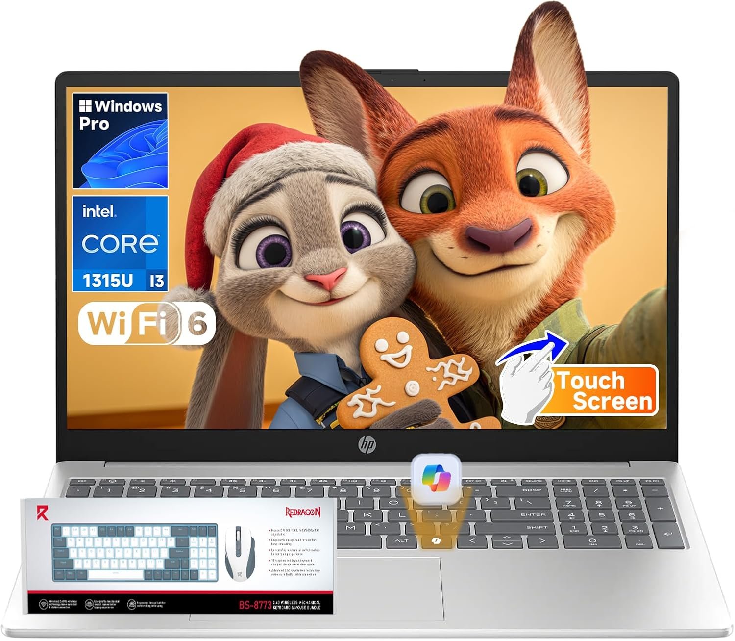 HP 15.6 Touchscreen Laptop