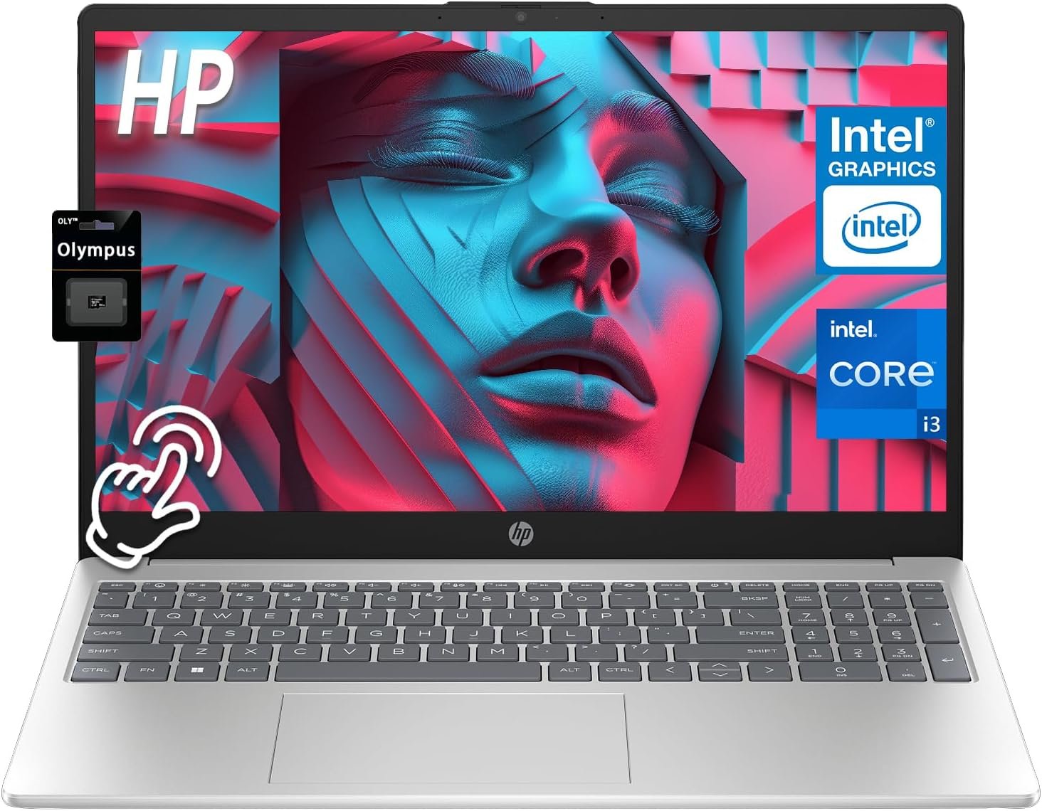 HP 15.6 HD Touchscreen Laptop
