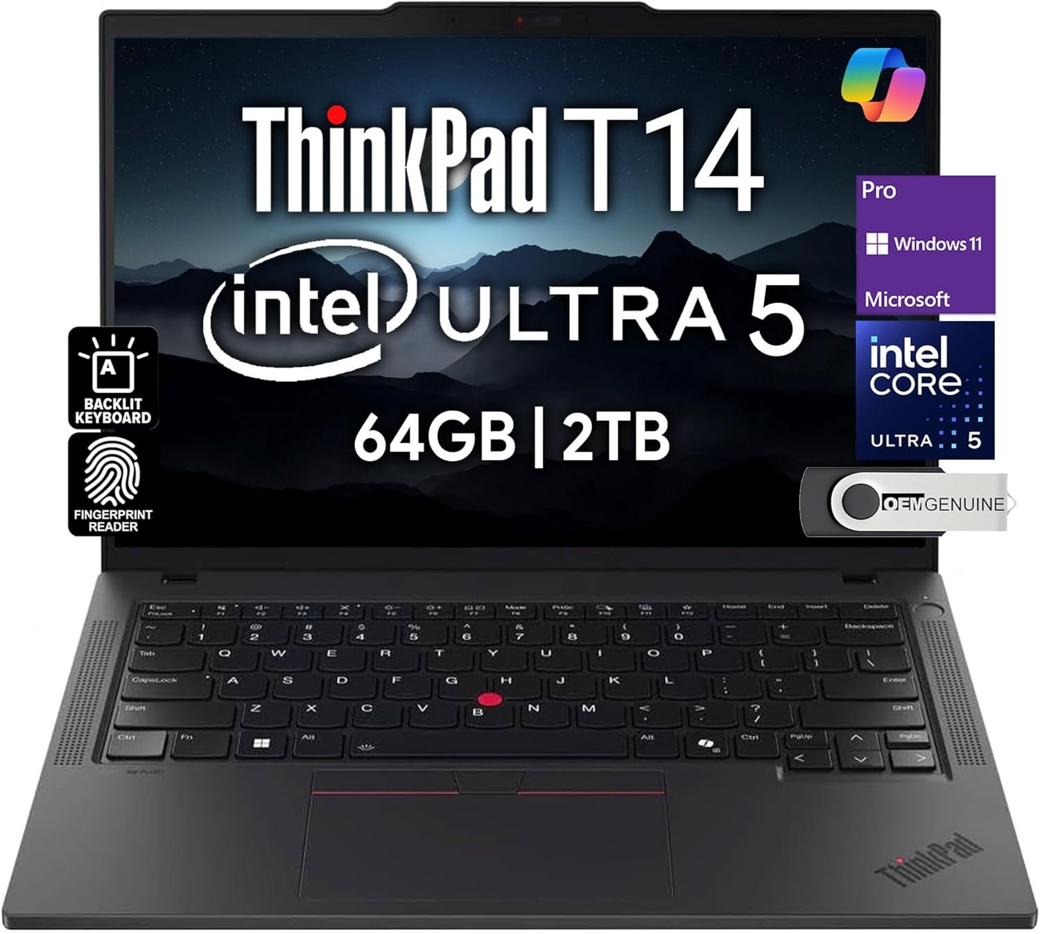 Lenovo ThinkPad T14 Gen 5 Business Laptop