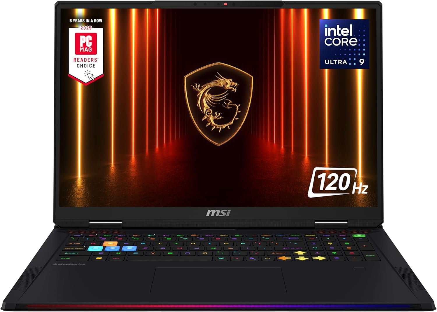 msi Raider 18 HX AI 18” 120Hz UHD+ Gaming Laptop